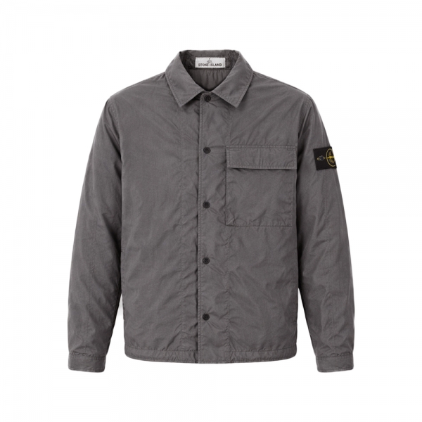 26SS 와펜 패치 오버 셔츠자켓 차콜 L1S15 1200002 S0A23 V0065