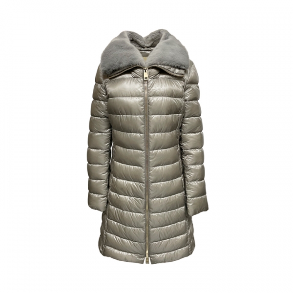 ◆당일◆26SS ELISA 퀄팅 퍼 패딩자켓 그레이 PI0650DIC-M05 12017Z 9406