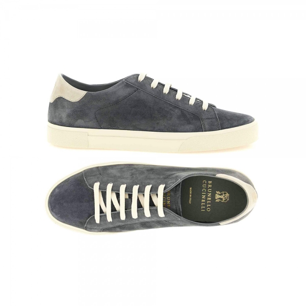 26SS 시그니처 금장 로고 스니커즈 미디엄그레이 MZUCHHP330 CJD36