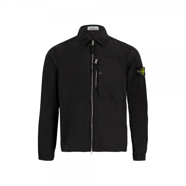 26SS 와펜 패치 나일론 메탈 에코닐 오버 셔츠자켓 블랙 L1S15 1200038 S0019 V0029