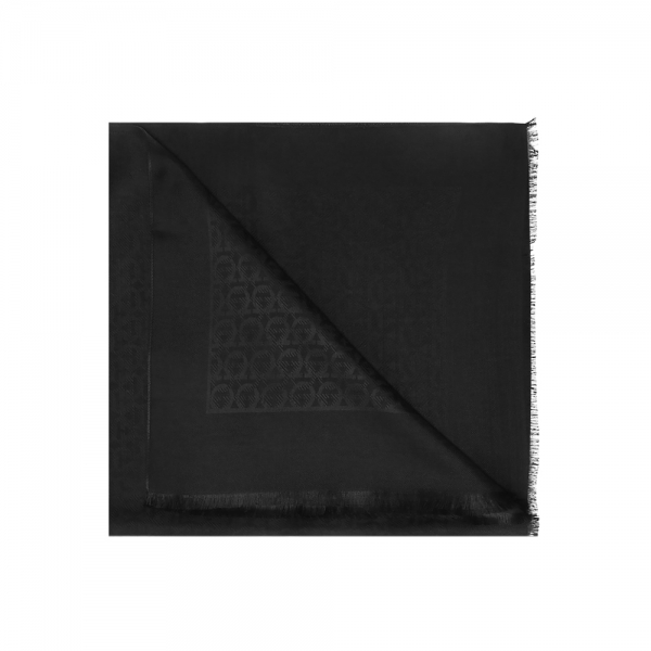26SS 간치니 모노그램 자카드 스톨 스카프 블랙 32-7987 0725357