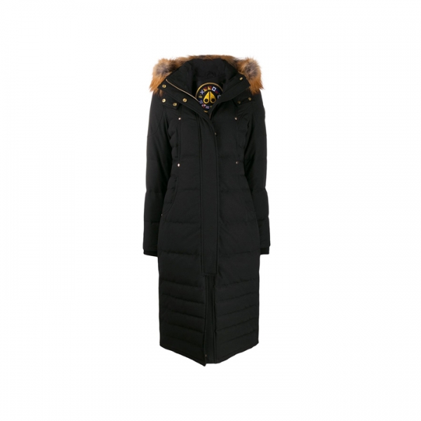 ◆14주년◆에쿨 ECOOLE 폭스퍼 롱 패딩 자켓 블랙 M39LP260G 294