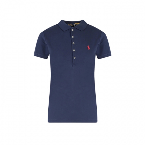 ◆당일◆26SS 포니 로고 자수 슬림핏 카라 티셔츠 네이비 211870245 002