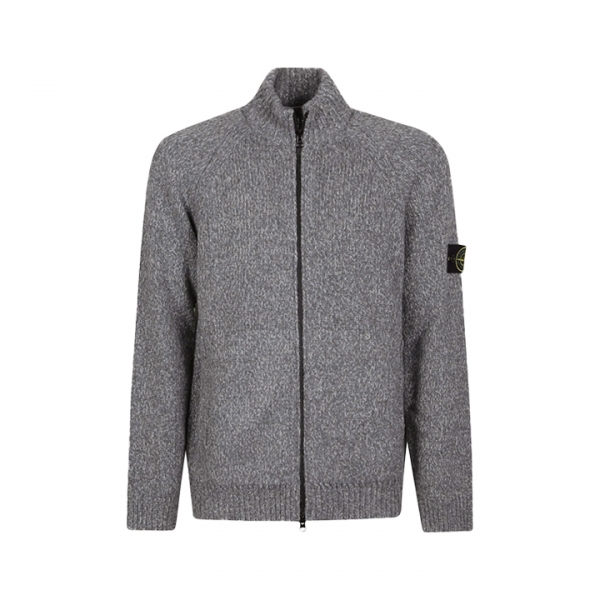 ◆당일◆25FW 와펜 패치 니트 집업 그레이 K2S15 5100051 S00N1 V0M6B