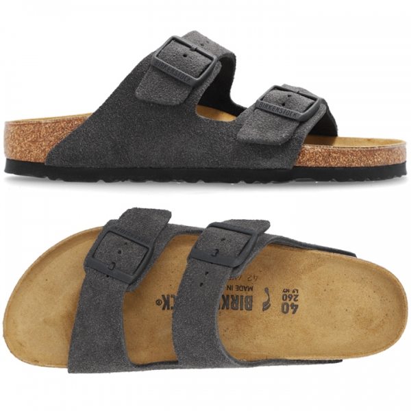 ◆당일◆25SS 아리조나 BS 네로우핏 샌들 벨벳그레이 1028592 VELVET GREY