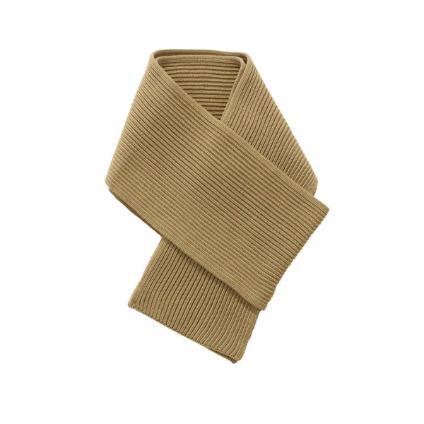 ◆당일◆25FW 골지 울 머플러 카멜 WIDE SCARF CAMEL