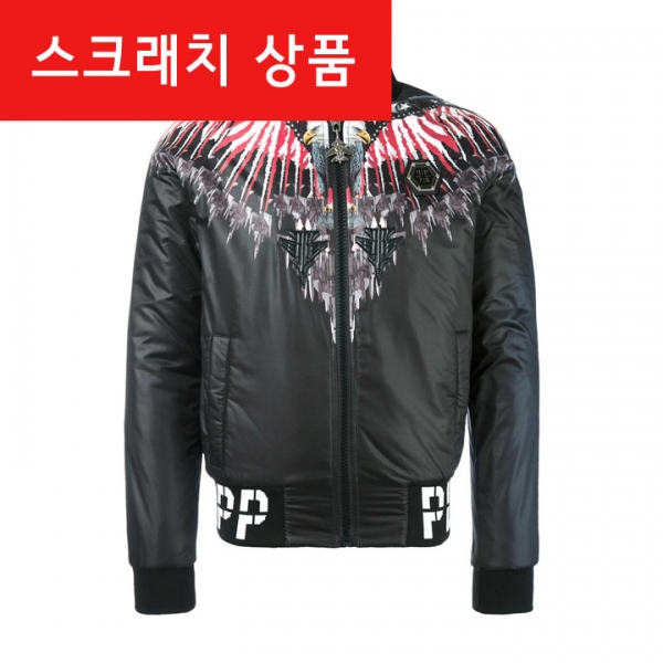 ◆스크래치◆이글프린팅 봄버 자켓 블랙 HM241325 02
