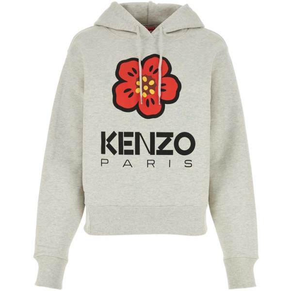 ◆당일◆23FW 플라워 로고 기모 후드티 페일그레이 2SW063 4ME 93