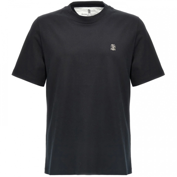 ◆당일◆25SS 로고 자수 티셔츠 블랙 M0B137444G C101