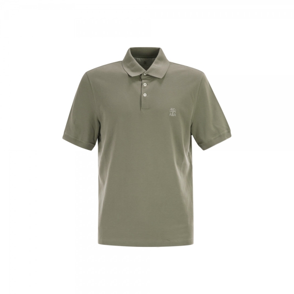 26SS 로고 프린트 폴로 티셔츠 카키 ME8548788 CNX37