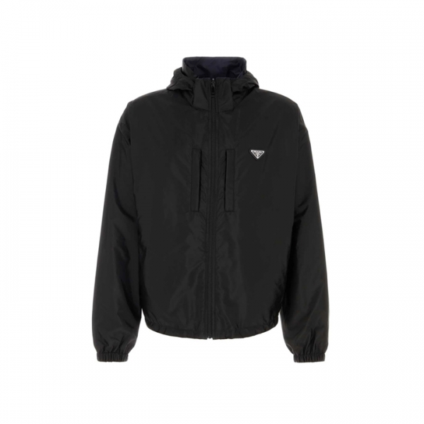 ◆당일◆25FW 삼각 로고 리버서블 후드 자켓 블랙/네이비 SGC603 1WQ9 F0D9M