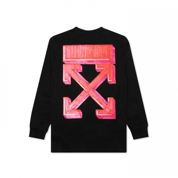 ◆15주년◆마커애로우 롱슬리브 티셔츠 블랙 OMAB001E20JER003 1025