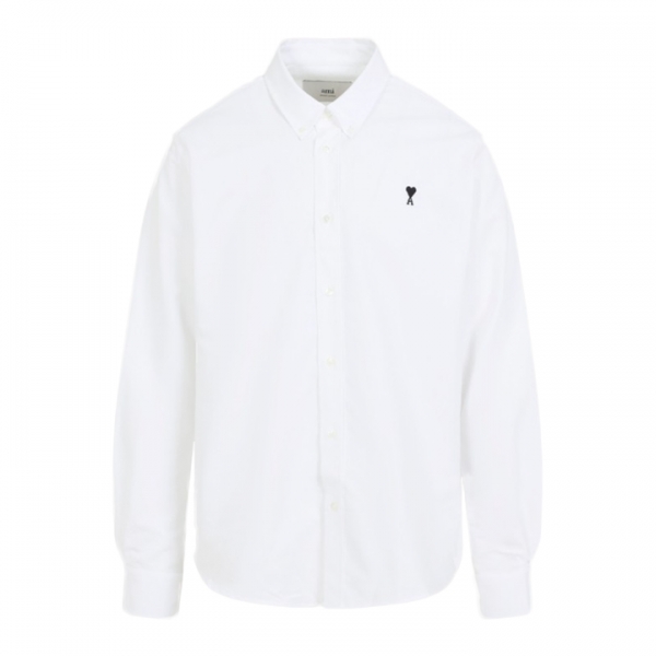 ◆당일◆25FW 하트 로고 자수 클래식 셔츠 화이트 HSH763 CO0031 168