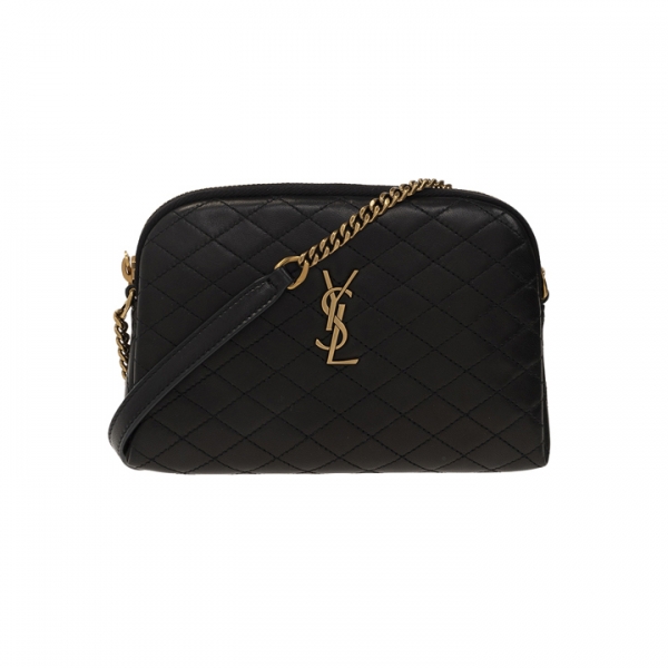 ◆당일◆26SS 로고 퀄팅 가비 파우치 숄더&크로스백 블랙 733667 1EL07 1000