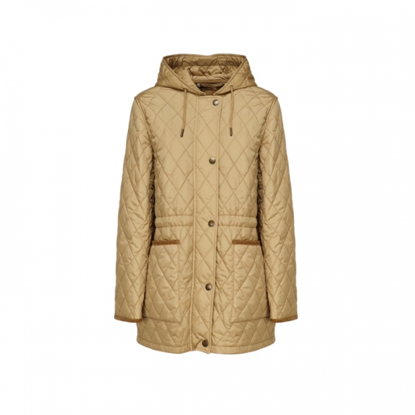 ◆당일◆26SS 브롬리 BROMLEY 다이아몬드 퀄팅 후드 자켓 베이지 8113254