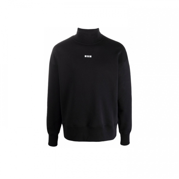 ◆15주년◆로고 프린트 모크 넥 맨투맨 블랙 2000MM508 200001 99