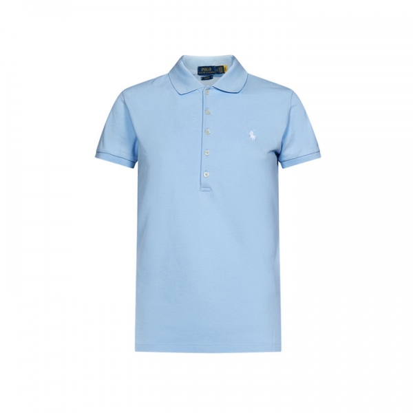 ◆당일◆26SS 포니 로고 자수 슬림핏 카라 티셔츠 스카이블루 211870245 023