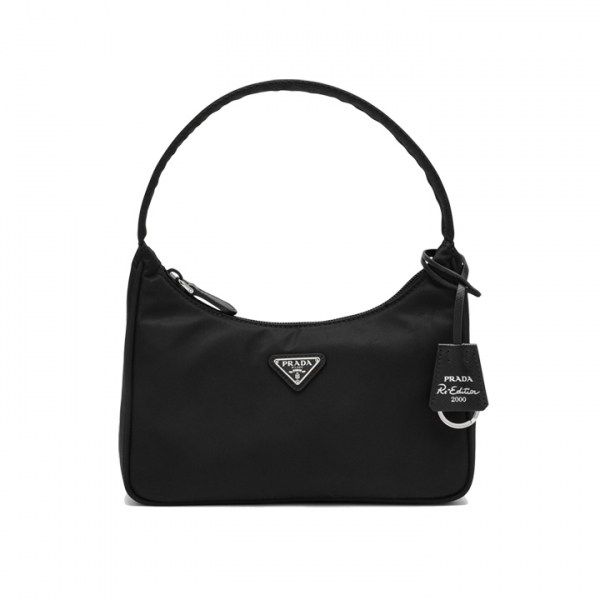 ◆당일◆26SS 삼각 로고 테수토 호보백 블랙 1NE515 RDH0 F0002