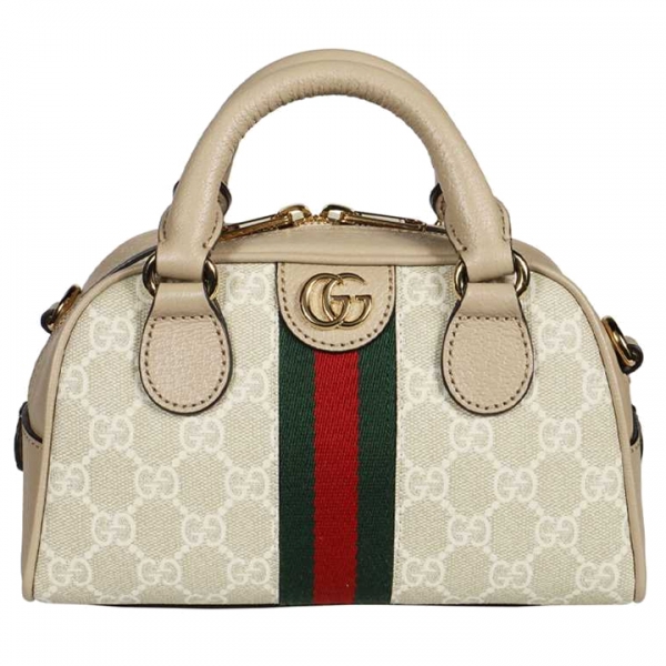 ◆당일◆24FW GG 오피디아 미니 탑핸들 토트&크로스백 아이보리베이지 724606 FABEX 9642