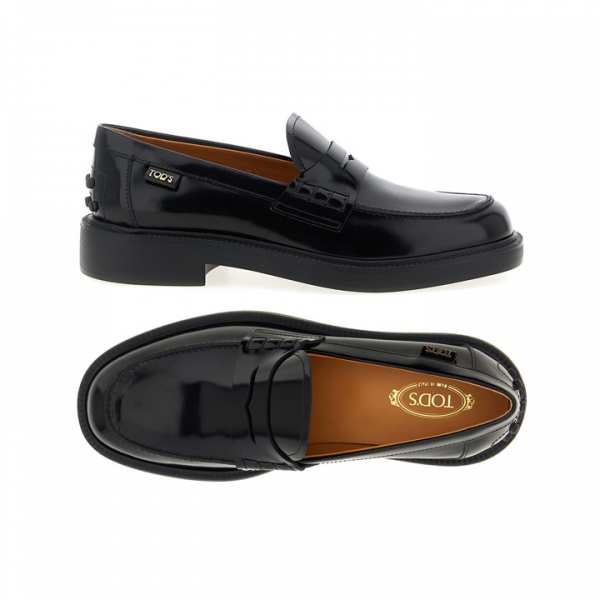 ◆당일◆26SS 여성 금장 로고 로퍼 블랙 XXW20L0IP70 SHA B999