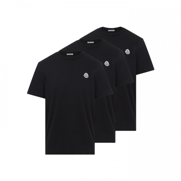 ◆당일◆26SS 로고 패치 3 PACK 반팔 티셔츠 블랙 8C000 32 829H8 999