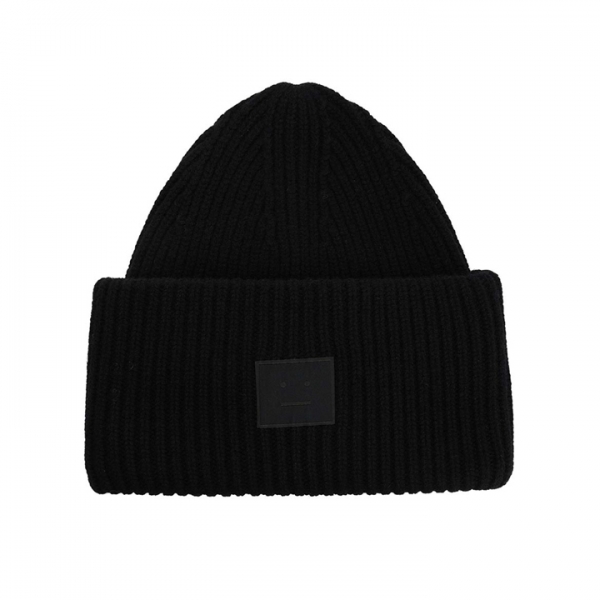 ◆당일◆26SS 라지 페이스 패치 울 비니 블랙 C40448 900