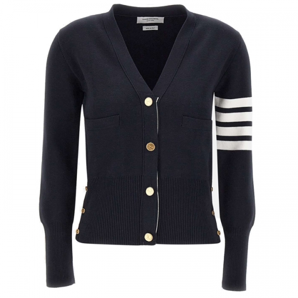 ◆당일◆25FW 4바 밀라노 클래식 브이넥 울 가디건 네이비 FKC207A 00014 415