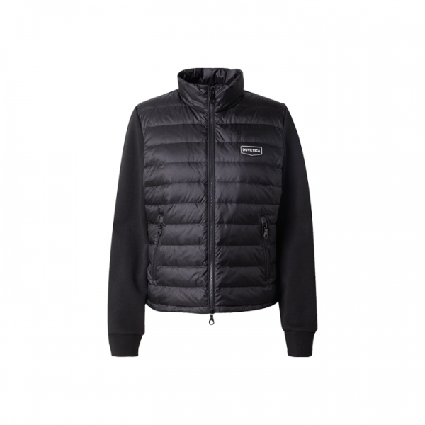 ◆당일◆25FW 베네피카 BENEFICA 로고 믹스 패딩 자켓 블랙 VDDJ98946K0001 BKS