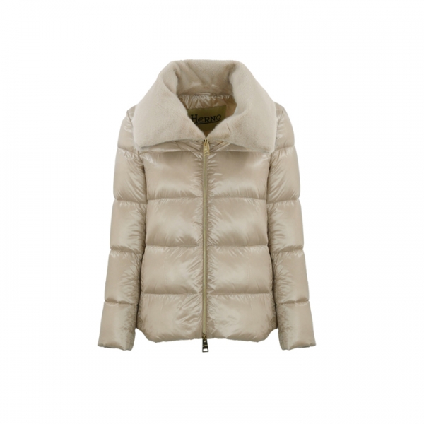 ◆당일◆25FW 나일론 울트라라이트 퍼 패딩자켓 베이지 PI001923D 12017Z 1985