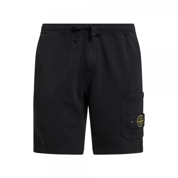 26SS 와펜 패치 카고 포켓 숏 스웻팬츠 블랙 L1S15 6200011 S0051 V0029