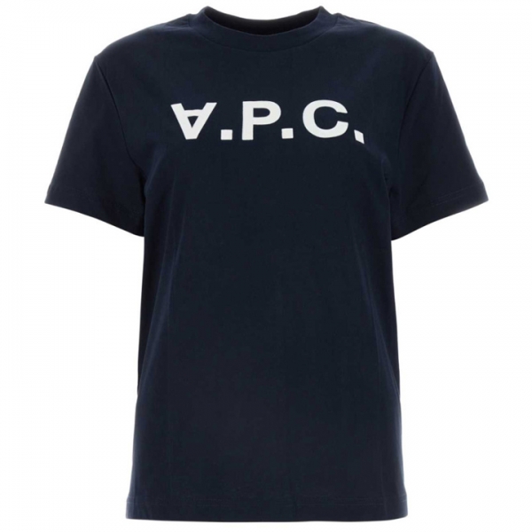 ◆당일◆25SS VPC 벨벳 로고 스탠다드핏 티셔츠 다크네이비 COHBM M26384 TIQ