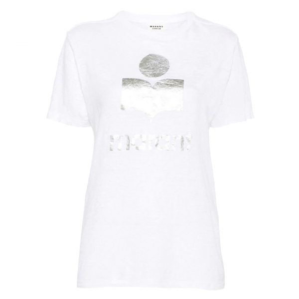 ◆당일◆25SS 쥬얼 ZEWEL 로고 린넨 티셔츠 화이트 TS0001FB A1N10E 20WH