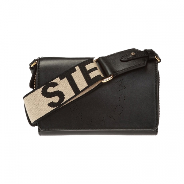 ◆15주년◆펀칭 로고 숄더백 블랙 700013 W8542 1000