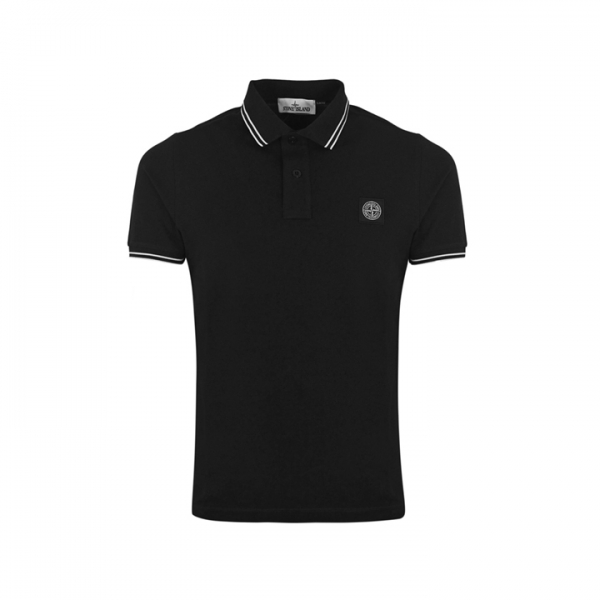 ◆당일◆26SS 로고 패치 슬림핏 폴로 티셔츠 블랙 L1S15 2200010 S0018 V0029