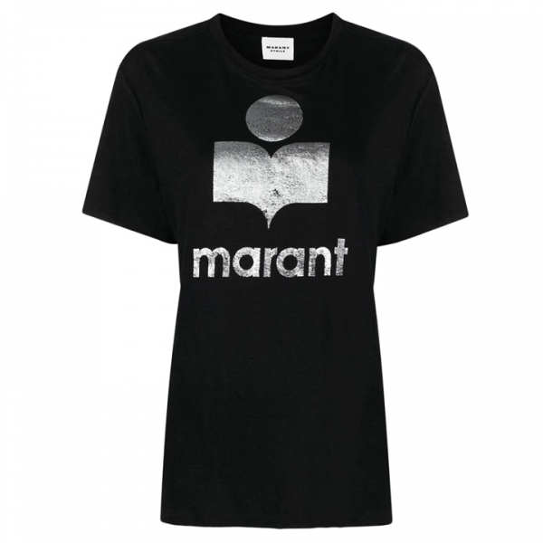 ◆당일◆25SS 쥬얼 ZEWEL 로고 린넨 티셔츠 블랙 TS0001FB A1N10E 01BK