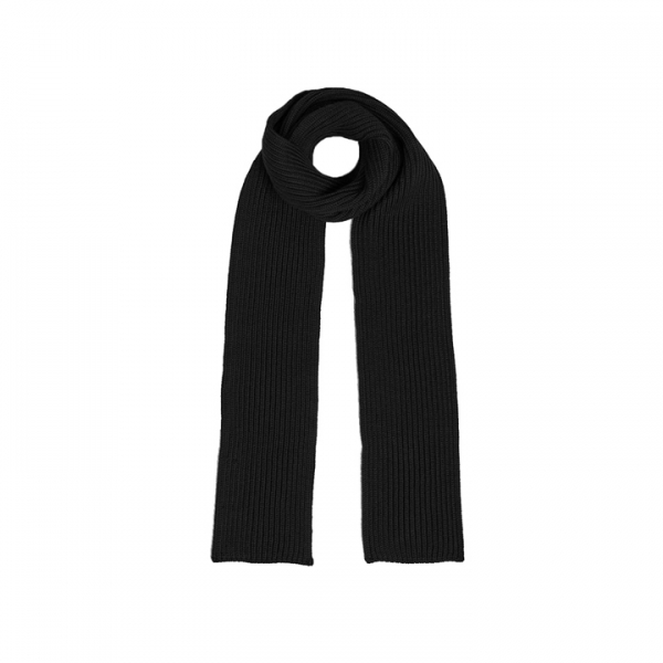 ◆당일◆25FW 골지 울 머플러 블랙 SCARF BLACK