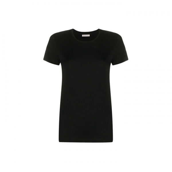 ◆당일◆26SS 여성 로고 패치 라운드 티셔츠 블랙 8C732 00 V8059 999