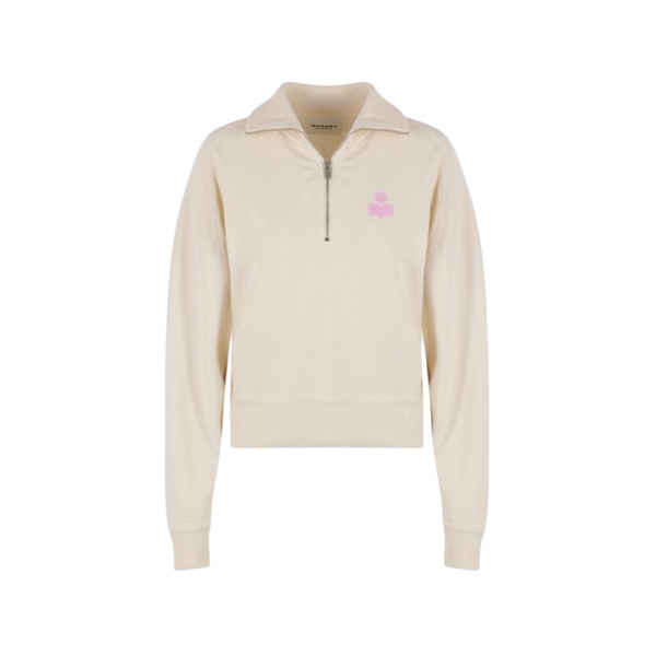 ◆당일◆26SS 로스 ROSS 하프 집업 맨투맨 에쿠르/핑크 SW0093FA D1M04E ECPK