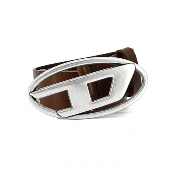 ◆당일◆26SS B-IDR 은장 D 버클 벨트 브라운 X08516 PR666 T2348