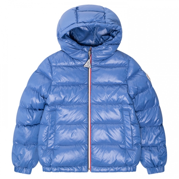◆키즈◆23FW 키즈 로고 패치 패딩자켓 블루 1A000 80 68950 70H