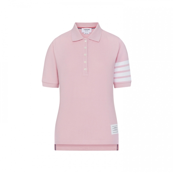 ◆당일◆26SS 사선 숏 슬리브 클래식 폴로 티셔츠 라이트핑크 FJP052G 07976 680