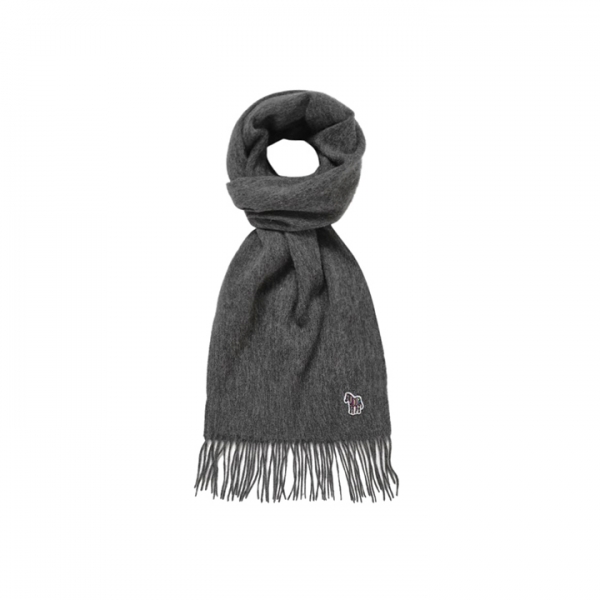 ◆당일◆26SS 지브라 로고 패치 울 머플러 다크그레이 M1A 150K PZEBRA 76