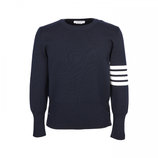 ◆당일◆25FW 4바 밀라노 스티치 클래식 풀오버 니트 네이비 MKA189A 00014 415