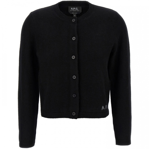 ◆당일◆25FW 밀라 MILA 로고 가디건 블랙 WVBDK F22301 LZZ