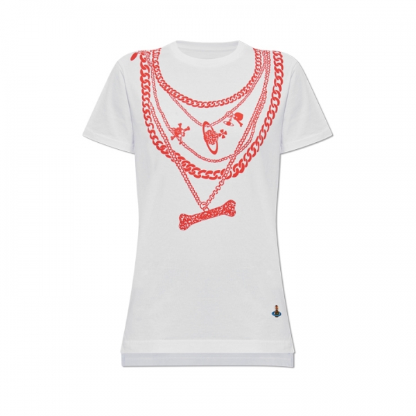 ◆당일◆25FW 체인 페루 티셔츠 화이트 3G01003V J001M A401