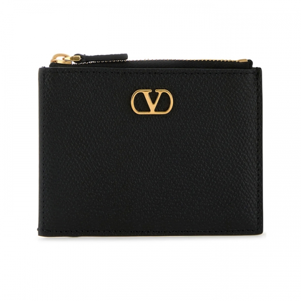 ◆당일◆25FW 시그니처 V 로고 카드지갑 블랙 7W2P0AK9 SNP 0NO