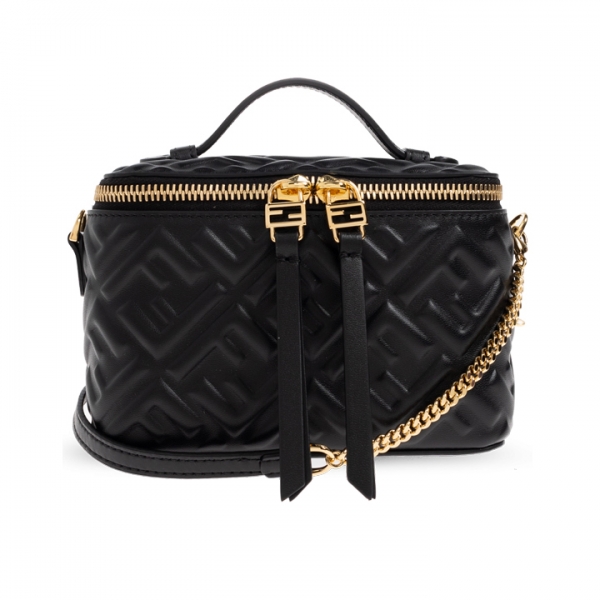 ◆당일◆25FW FF 시그니처 로고 베니티백 블랙 8BS108 AAJD F0KUR