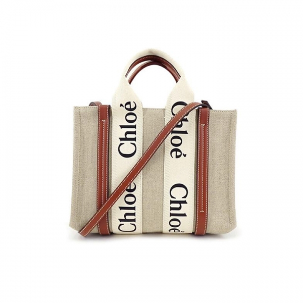 ◆당일◆26SS 우디 스몰 토트&숄더백 화이트/브라운 CHC22AS397I26 90U