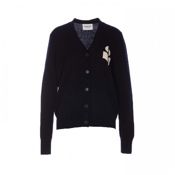 ◆당일◆25FW 노튼 NORTON 로고 가디건 미드나잇 CA0097FA A1X05E 30MI