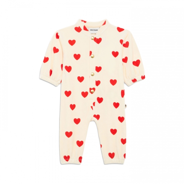 ◆키즈◆키즈 하트 패턴 점프수트 화이트 26140107 10